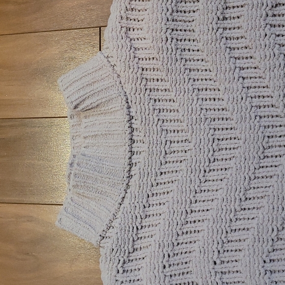 Nwt NINA LEONARD oversized drop shoulder chenille sweater - Picture 4 of 4